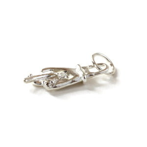 Cross My Fingers Diamond Charm