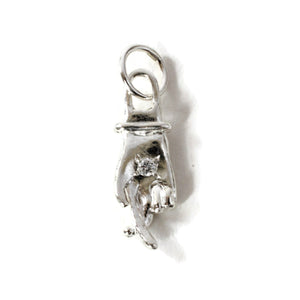 Cross My Fingers Diamond Charm