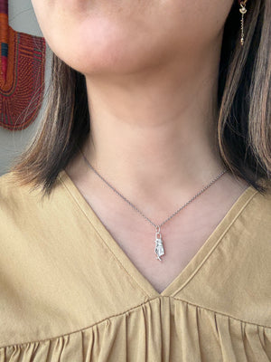 Cross My Fingers Diamond Charm