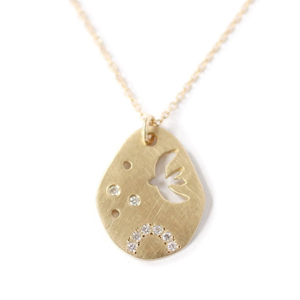 To the stars and sunshine Necklace -N175YG, N175PG, N175WG