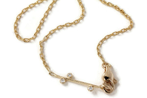 Astra Necklace -N186YG, N186RG, N186WG