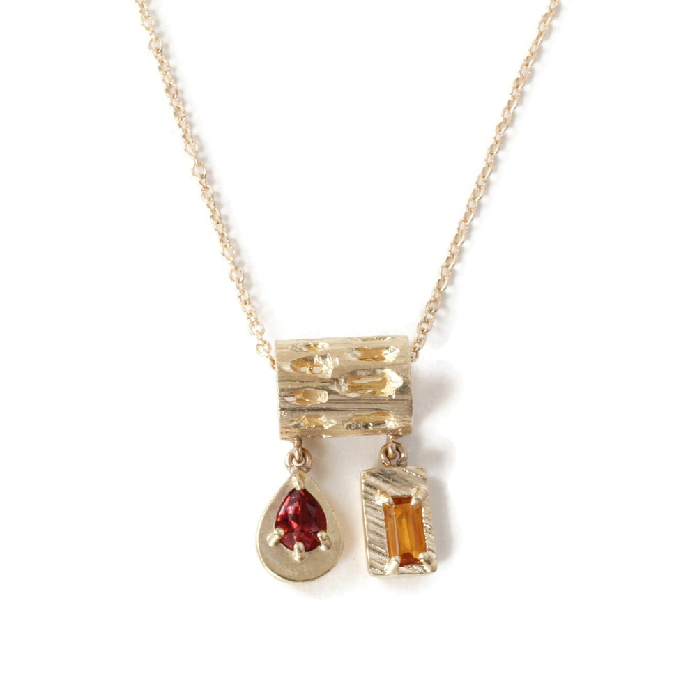 Duo Charm Necklace -N193YG10-RC, N193YG14-RC