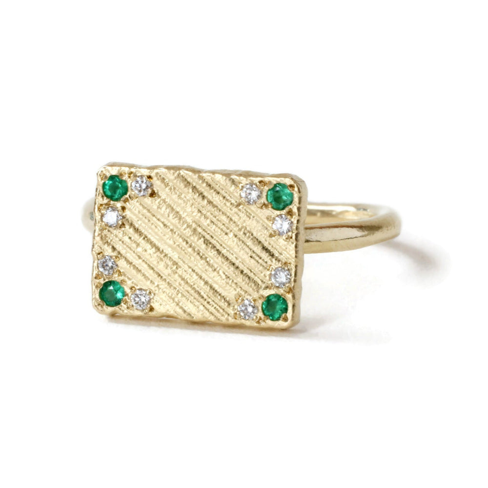 Collage Minimal Ring (Medium) -R940YG