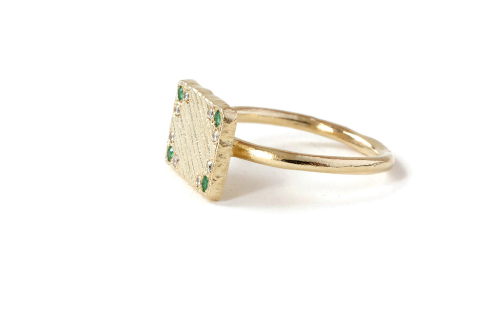 Collage Minimal Ring (Medium) -R940YG