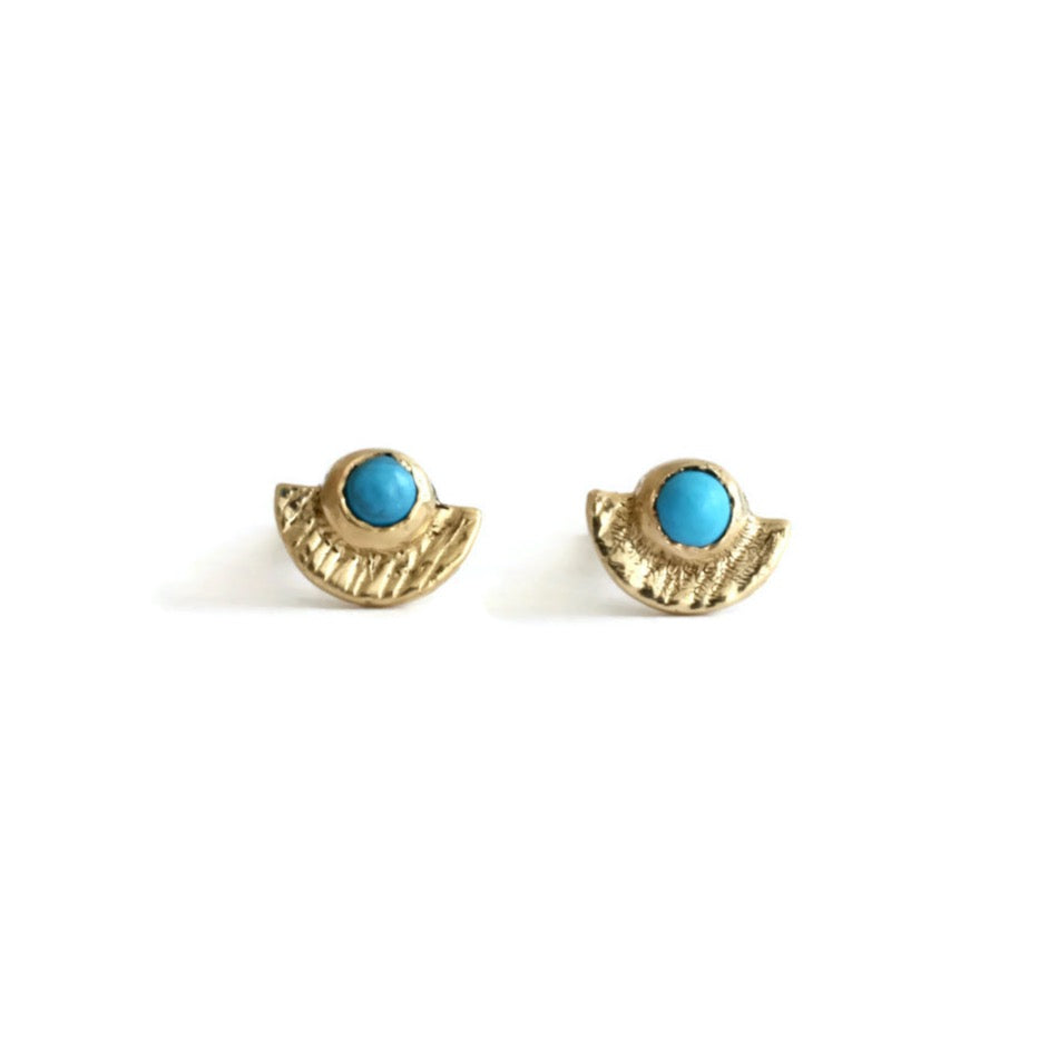 
            
                Load image into Gallery viewer, Sunshine Turquoise Studs
            
        