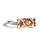 Collage Ring (Small) -Orange Bouquet